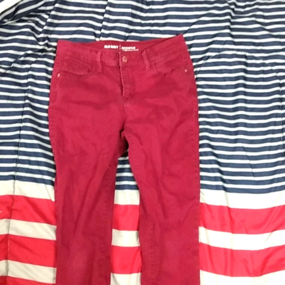 Red pants